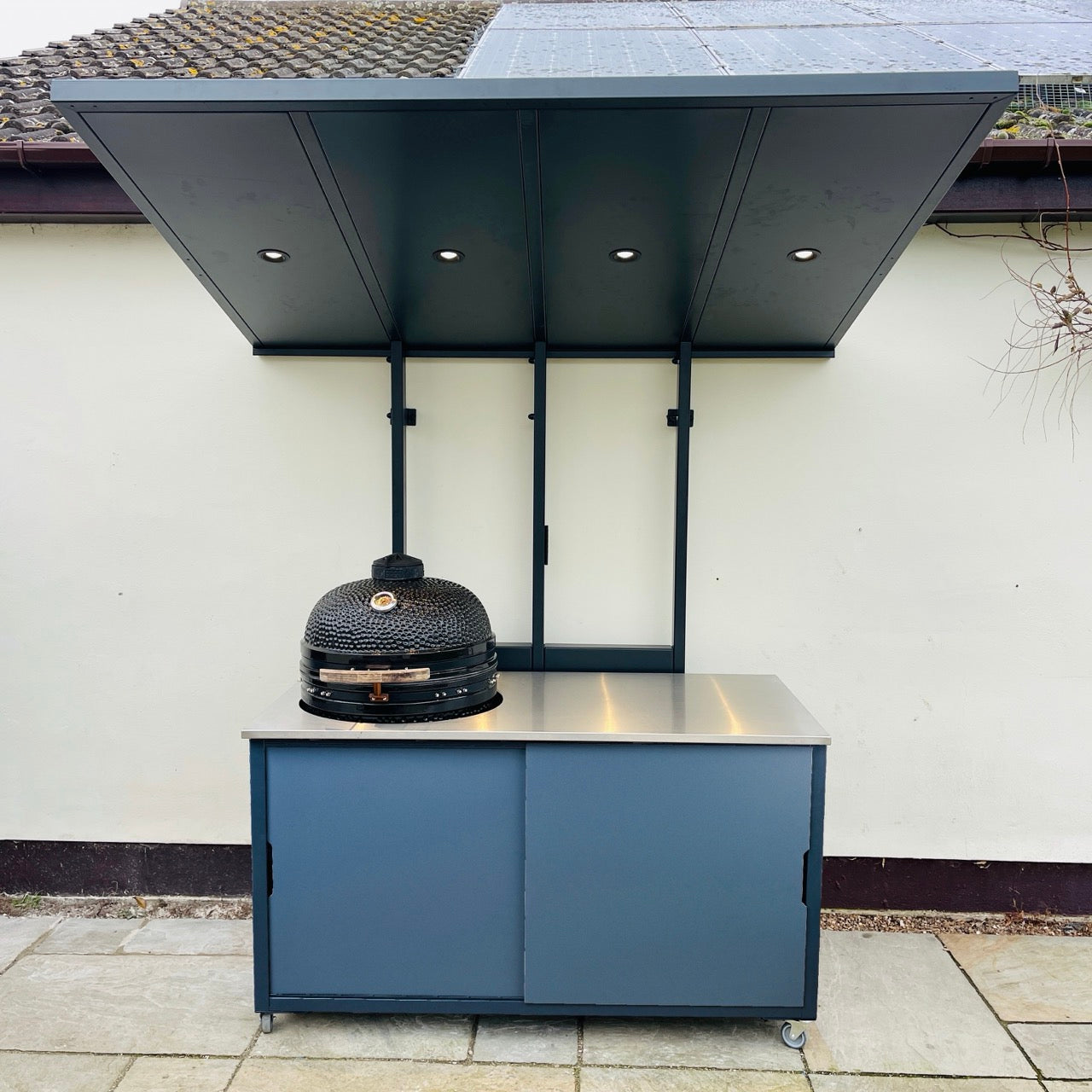 BIG4SPACE BBQ Gazebo - BIG4SPACE kamado kitchen - kamado table - outdoor kitchen